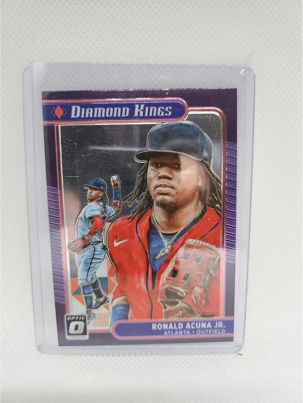 Ronald Acuna Jr - Diamond King - 2021 Panini OPTIC - #16 - Braves - RAW Mint